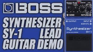 Boss - SY-1 Synthesizer - Lead Setting - Guitar Demo