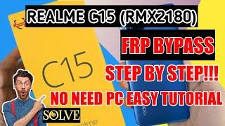 REALME C15 (RMX2180) FRP BYPASS NO NEED PC!!! NEW METHOD 2023