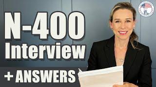 US Citizenship Interview | N-400 Naturalization Interview Simulated Interview Questions & Answers