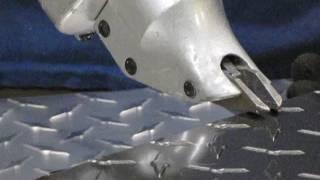 How to cut aluminum diamond plate sheets