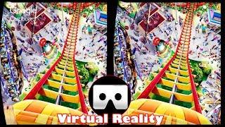 3D Roller Coasters - VR Virtual Reality Vídeo Google Cardboard VR Box