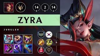 Zyra Jungle vs Lillia - KR Challenger Patch 25.05