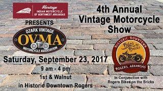 Bikes on the Bricks-Ozark Vintage Motorcycle Show