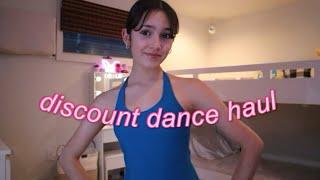 DISCOUNT DANCE ~ try-on haul! *leotards, pointe shoes, & accessories!* *:・ﾟ