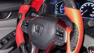 2020 10th gen Honda Accord steering removal / carbon fiber steering wheel installation