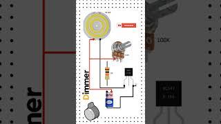 Adjustable 3V LED Dimmer Using BC547 Transistor  Easy Electronics Tutorial! #shortsfeed #shorts