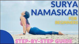 Surya Namaskar in Hindi | Step by Step | Posture and Breath | YogAurora