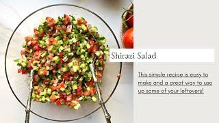 How to Make Salad Shirazi - A Refreshing and Healthy Persian Recipe