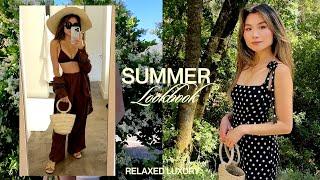 CHIC & CLASSY Summer Outfits: Relaxed Luxury  Summer lookbook 2024