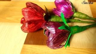 How To Make Corn Husk Flowers | DIY | Beautiful Flowers.By Punekar Sneha.