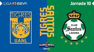 Resumen y Goles | Tigres vs Santos Laguna | Liga BBVA MX - Guardianes 2020 - Jornada 10