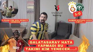 GALATASARAY 1- KONYASPOR 0  OSİMHEN ATTI  FENERBAHÇELİ ÇILDIRDI (TEPKİ) #keşfet #galatasaray