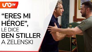 Ben Stiller viaja a Ucrania… ¡y conoce a Volodimir Zelenski!