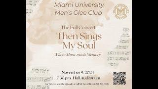 Miami University Men's Glee Club: 2024 Fall Concert