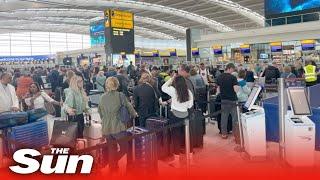 Airport delays - Police tell TUI passengers their flight is CANCELLED after 8 hours of waiting