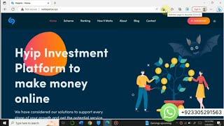 How to Create your own investment website || Free investment website script Hyip Rio