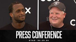 Chip Kelly, Geno Smith, Jakobi Meyers and AJ Cole Presser - 5.29.25