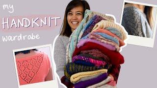 A TOUR OF MY HANDKNIT WARDROBE | My knitting journey, part 1: everything I’ve ever knit (for myself)