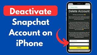 How to Deactivate Snapchat Account on iPhone (Quick & Simple)