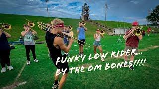 FUNKY LOW RIDER - a rehearsal!  #trombone #marchingband