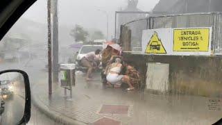 Strong storm and torrential rain lash Spanish island of Mallorca | AFP