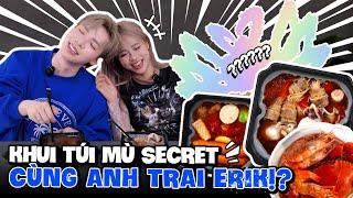 "Opening blind bag" spicy hotpot, reacting to 'Even if World Ends'. Erik exposed Thuy Tien.