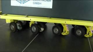 Mobil Elektronik 8 Axle steering Demo .wmv