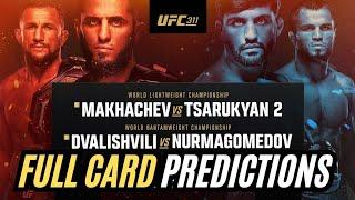 UFC 311 Makhachev vs Tsarukyan 2 Predictions & Full Card Breakdown