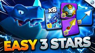 THESE HERO EQUIPMENTS + EDRAGS makes THIS ARMY STRONGER | Best TH16 Attack Strategy