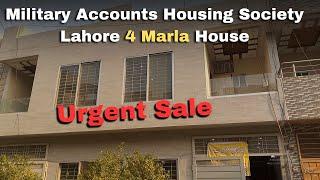 Military Accounts Housing Society Lahore 4 Marla House Sale Urgent | Rana Architect