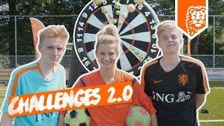 CHALLENGES 2.0: OOIT ZO’N GROOT VOETBAL DARTBORD GEZIEN?!! ft. Fifalosophy en DNPNL