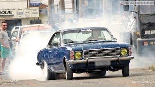 Chevrolet Opala 6cc & Caravan SS - Burnout e ronco Monstro!