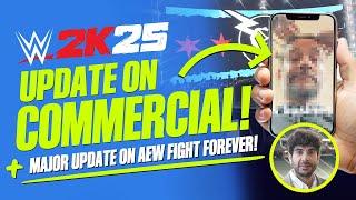 WWE 2K25: Commercial Update, Cover Star & Game Awards, Plus AEW Fight Forever's Future Revealed!