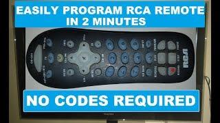 RCA Universal Remote (RCR312WR) Programming For TV