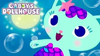 Bubbles of Emotions With MerCat | Meditation for Kids | GABBY'S DOLLHOUSE