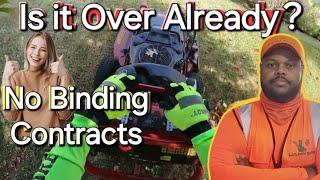 I dont bind customers to contracts! #lawncare #cuttinggrass #mowing