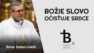 Božie slovo očisťuje srdce. │ o. Dušan Lukáč