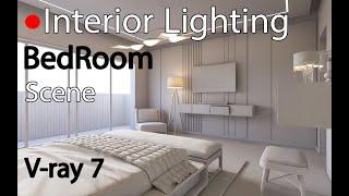  Live: Lighting a Bedroom in 3ds Max 2024 with V-Ray 7 | Step-by-Step Tutorial