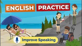 American English Speaking Practice with Shadowing English Conversation