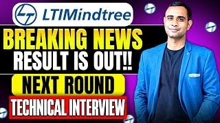 LtiMindtree Result is Out ! LTIMindtree first round result is Out 