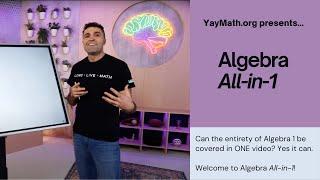 Algebra All-in-1, a Full Course Algebra Review