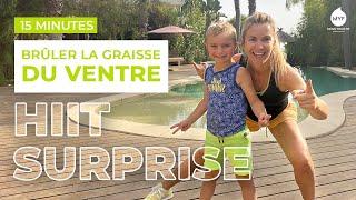 HIIT SURPRISE pour éliminer le gras du ventre en 15 min - Jessica Mellet - Move Your Fit