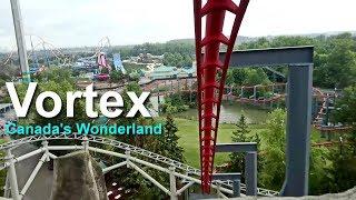 2018 Vortex Suspended Roller Coaster Front Seat On Ride HD POV Canada's Wonderland