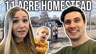 TOURING AN 11 ACRE HOMESTEAD