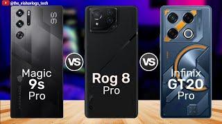 Best Gaming Phones 2024:  Red Magic 9S Pro vs ROG 8 Pro vs Infinix GT 20 Pro" 