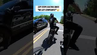 Cop Pulls over Electric Group Ride for Complaints 