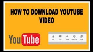 How to Download YouTube video