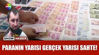 Parayı milimetrik kesti, ATM bile anlamadı!