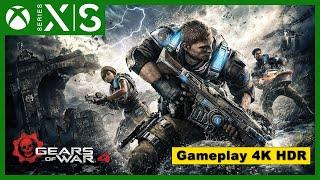 Gears of War 4 Xbox Series X Gameplay 4K HDR