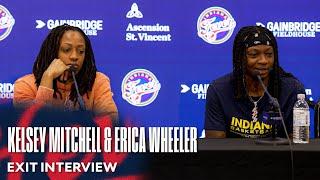 Kelsey Mitchell & Erica Wheeler 2024 Exit Interview | Indiana Fever